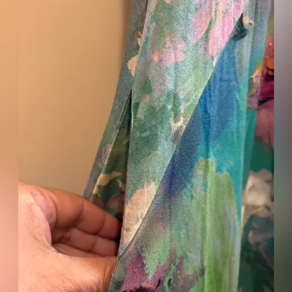 NWOT Soft Surroundings Santiago Lakeview Sleeveless Maxi Dress Women’s Medium - Picture 7 of 9